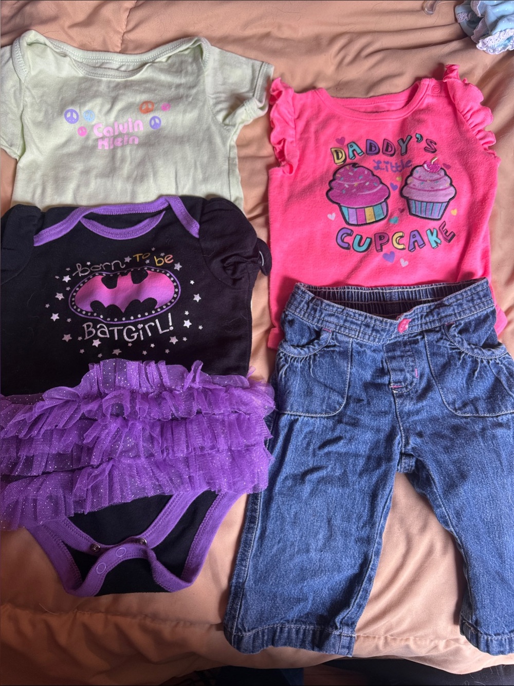 Lot of baby girl summer clothes size 6-9 months